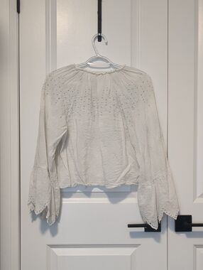 White Eyelet Blouse
